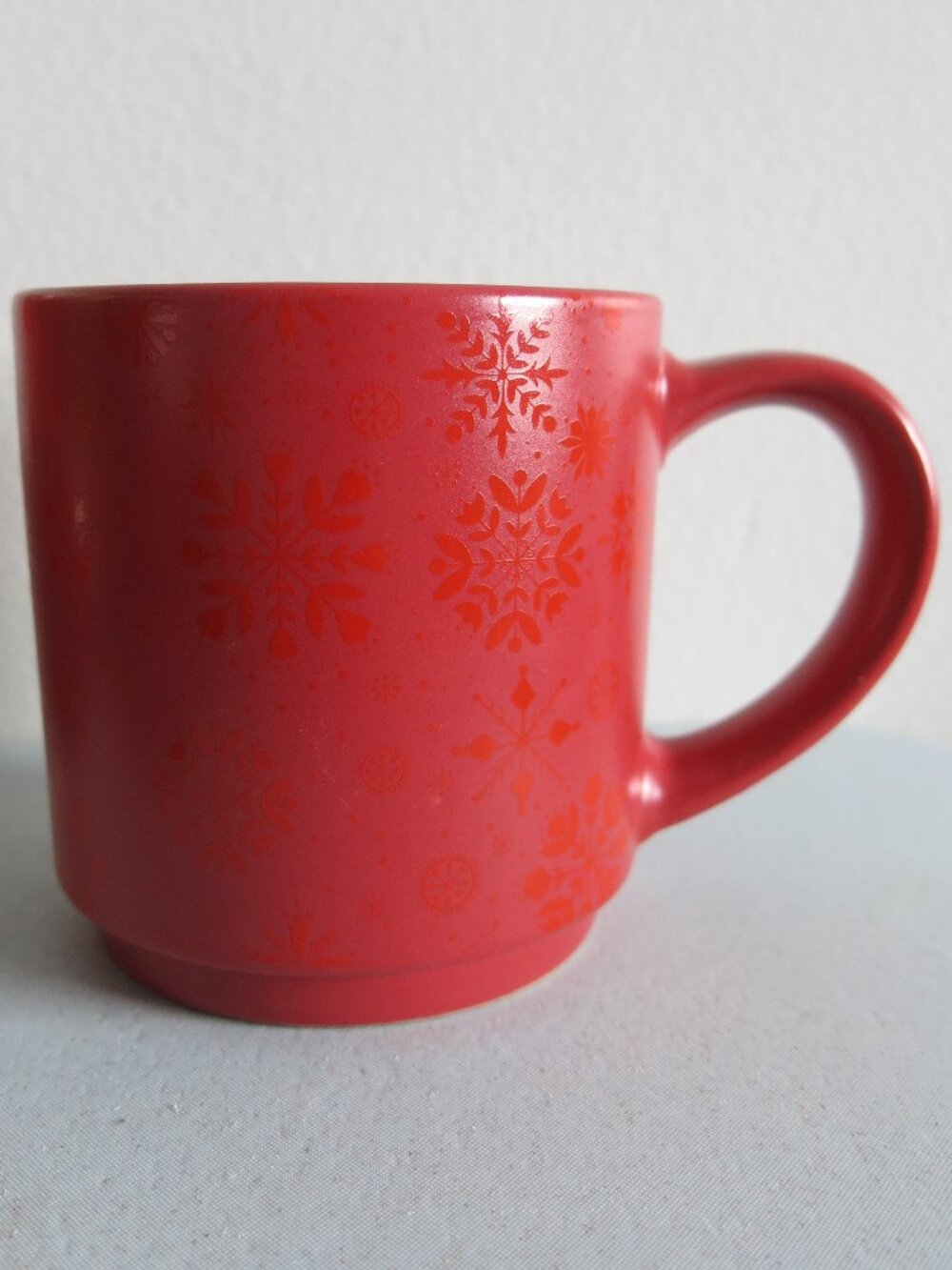 Tim Hortons 2021 Snowflake Holiday Ceramic Coffee Tea Mug Cup